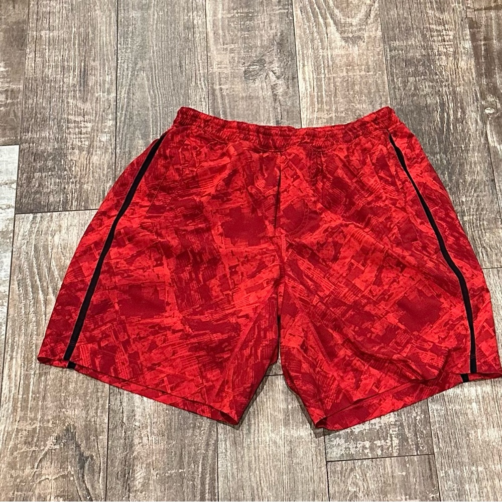 Lululemon Athletica Red Athletic Shorts